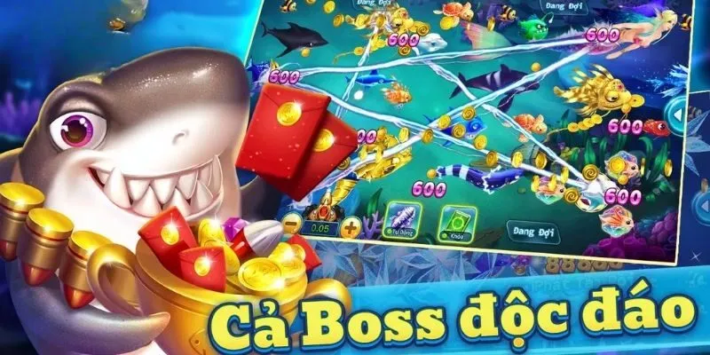 Người chơi tập trung săn boss vàng trong game